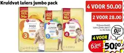 Kruidvat Kruidvat luiers jumbo pack aanbieding