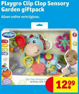Kruidvat Playgro Clip Clop Sensory Garden giftpack aanbieding