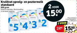 Kruidvat Kruidvat opvolg en peutermelk standaard aanbieding