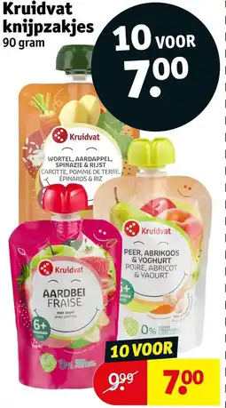 Kruidvat Kruidvat knijpzakjes aanbieding