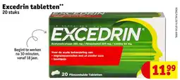 Kruidvat Excedrin tabletten aanbieding