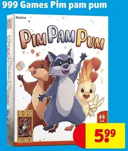 Kruidvat 999 Games Pim pam pum aanbieding