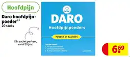 Kruidvat Daro hoofdpijnpoeder aanbieding