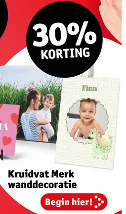 Kruidvat Kruidvat Merk wanddecoratie aanbieding