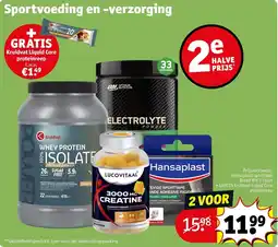 Kruidvat Sportvoeding en verzorging aanbieding