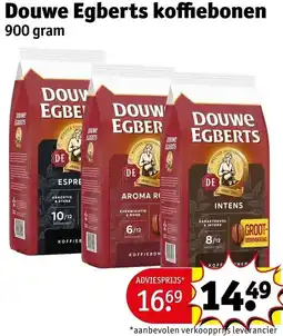 Kruidvat Douwe Egberts koffiebonen aanbieding