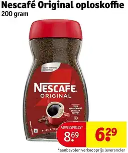 Kruidvat Nescafé Original oploskoffie aanbieding