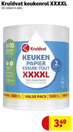 Kruidvat Kruidvat keukenrol XXXXL aanbieding