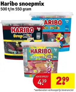 Kruidvat Haribo snoepmix aanbieding