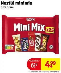 Kruidvat Nestlé minimix aanbieding