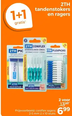 Trekpleister 2th tandenstokers en ragers aanbieding