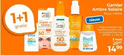 Trekpleister Garnier ambre solaire aanbieding