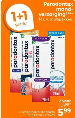 Trekpleister Parodontax mondverzorging aanbieding
