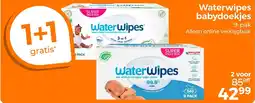 Trekpleister Waterwipes babydoekjes aanbieding