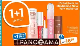 Trekpleister L'oréal paris en maybelline new york make-up aanbieding