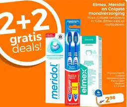 Trekpleister Elmex, meridol en colgate mondverzorging aanbieding