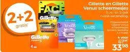 Trekpleister Gillette en gillette venus scheermesjes aanbieding