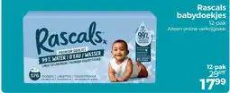 Trekpleister Rascals babydoekjes aanbieding