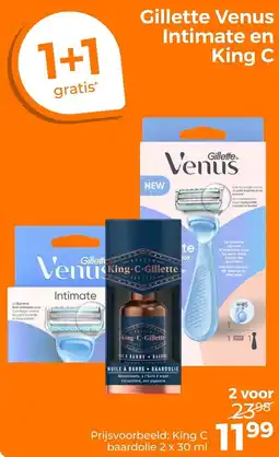Trekpleister Gillette venus intimate en king c aanbieding