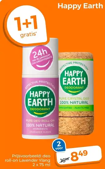 Trekpleister Happy earth aanbieding