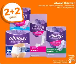 Trekpleister Always discreet aanbieding