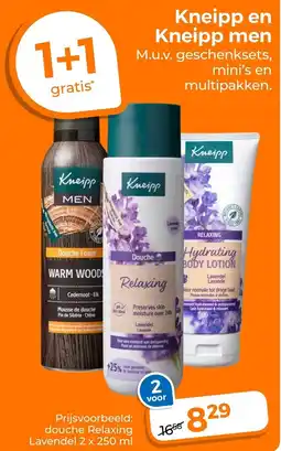 Trekpleister Kneipp en kneipp men aanbieding
