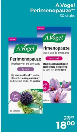 Trekpleister A.vogel perimenopauze aanbieding