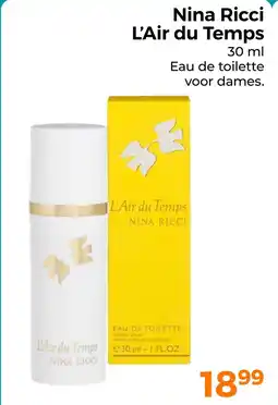 Trekpleister Nina Ricci L'Air du Temps aanbieding
