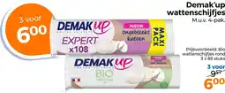 Trekpleister Demak'up wattenschijfjes aanbieding