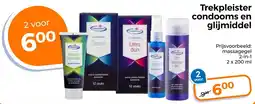 Trekpleister Trekpleister condooms en glijmiddel aanbieding
