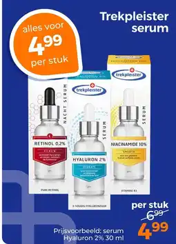 Trekpleister Trekpleister serum aanbieding