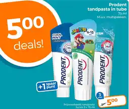 Trekpleister Prodent tandpasta in tube aanbieding