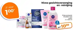 Trekpleister Nivea gezichtsverzorging en reiniging aanbieding