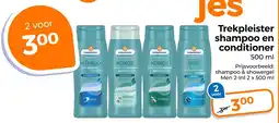 Trekpleister Trekpleister shampoo en conditioner aanbieding