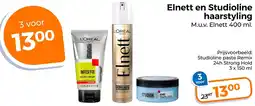 Trekpleister Elnett en Studioline haarkracht aanbieding