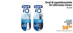 Trekpleister Oral-B opzetborstels iO Ultimate Clean aanbieding