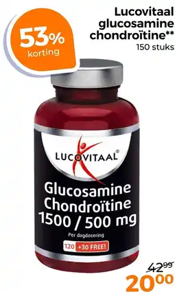 Trekpleister Lucovitaal glucosamine chondroïtine aanbieding