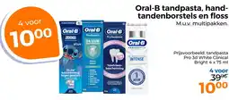 Trekpleister Oral-B tandpasta aanbieding