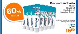 Trekpleister Prodent tandpasta aanbieding