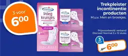 Trekpleister Trekpleister incontinentie producten aanbieding