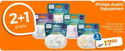 Trekpleister Philips Avent fopspenen aanbieding
