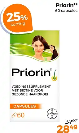 Trekpleister Priorin aanbieding