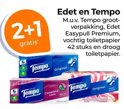 Trekpleister Edet en Tempo aanbieding