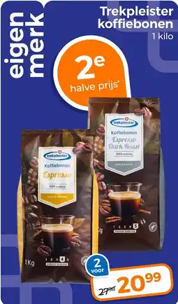 Trekpleister Trekpleister koffiebonen aanbieding