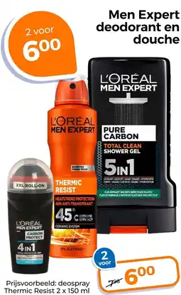 Trekpleister Men Expert deodorant en douche aanbieding