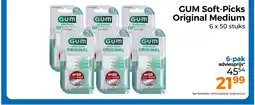Trekpleister GUM Soft-Picks Original Medium aanbieding