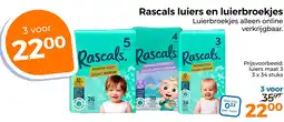 Trekpleister Rascals luiers en luierbroekjes aanbieding