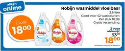 Trekpleister Robijn wasmiddel vloeibaar aanbieding