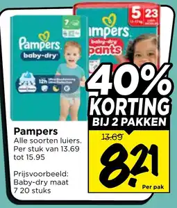 Vomar Voordeelmarkt Pampers aanbieding