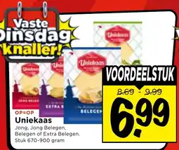 Vomar Voordeelmarkt Uniekaas aanbieding